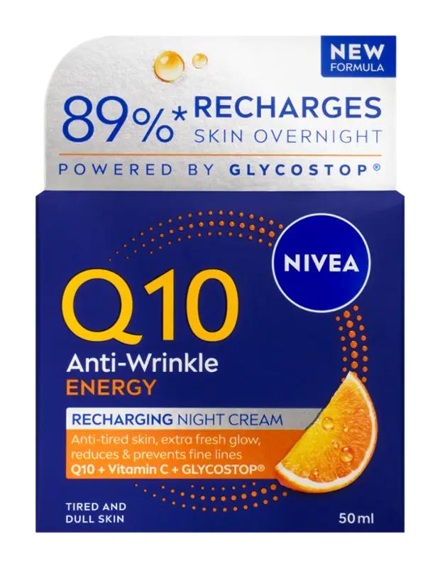 NIVEA Energizující noční krém Q10, 50 ml