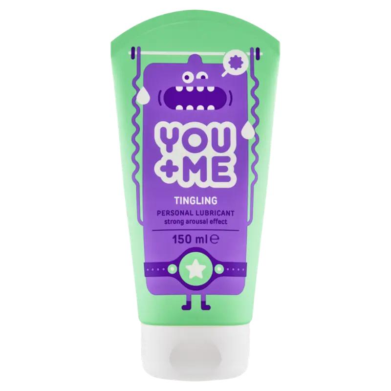 YOU & ME Lubrikační gel se stimulujícím účinkem Tingling, 150 ml