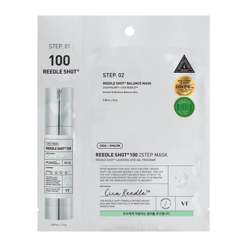 VT Cosmetics Pleťová maska Reedle Shot 100 2-step mask, 4 g