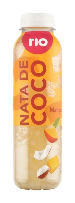 RIO Ovocný nápoj s Nata de coco a příchutí manga, 400 ml