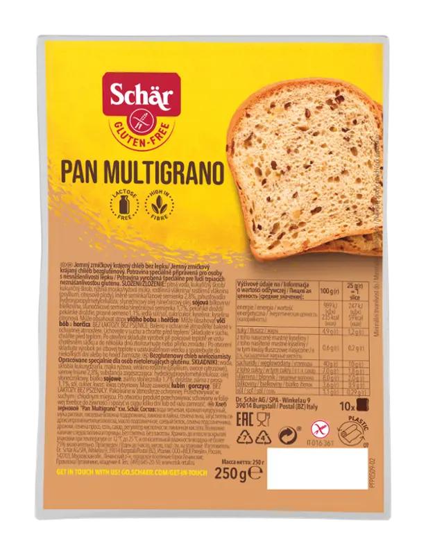 Schär Chléba Pan Multigrano bez lepku, 250 g