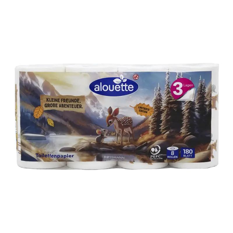 alouette Toaletní papír parfémovaný 3vrstvý, 187.2 m