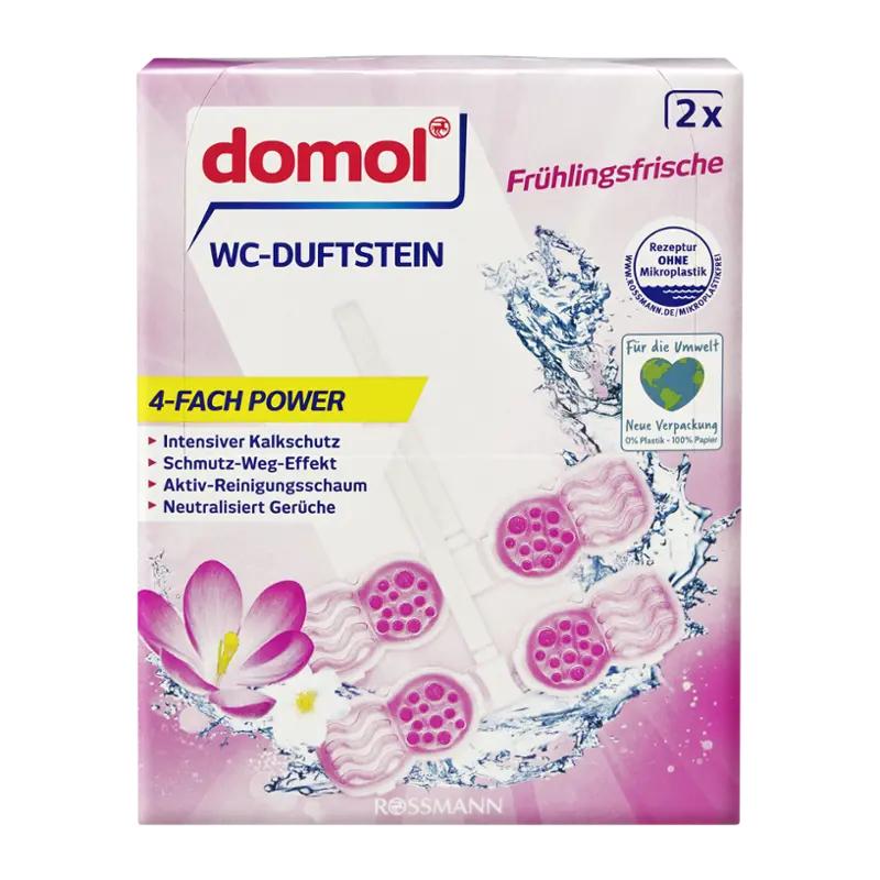 Domol WC blok 4v1 jarní svěžest 2x 48 g, 96 g