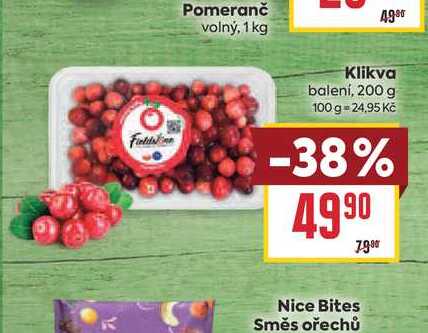 Klikva balení, 200 g