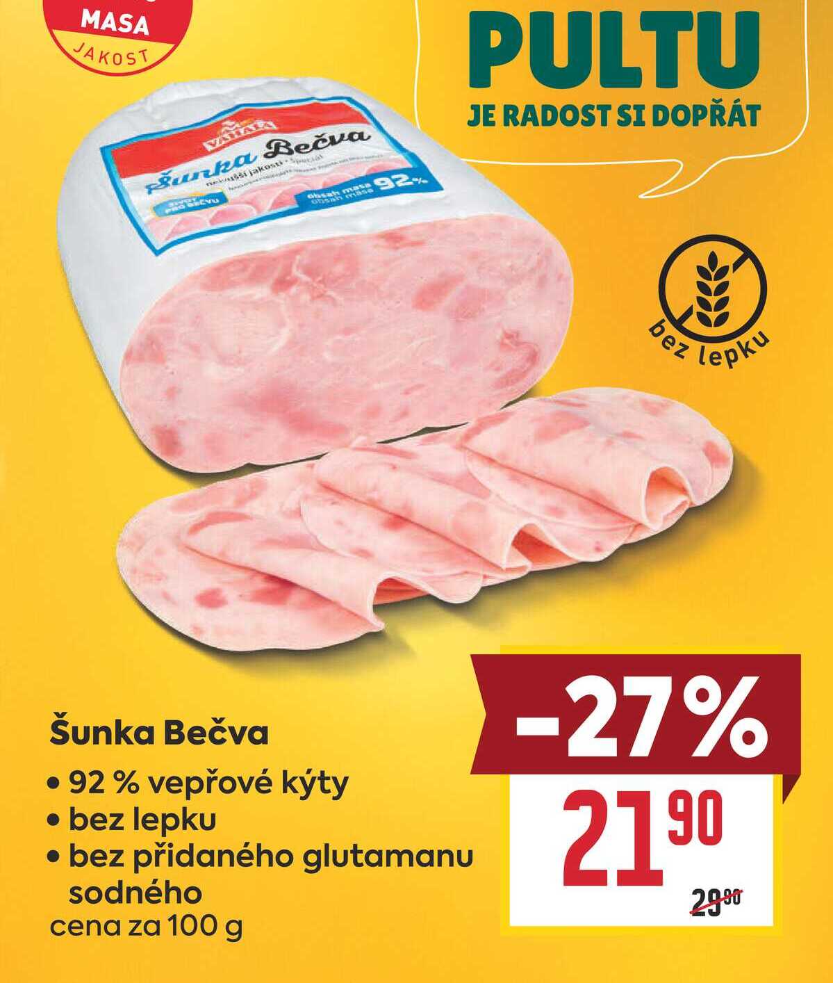 Šunka Bečva 100g