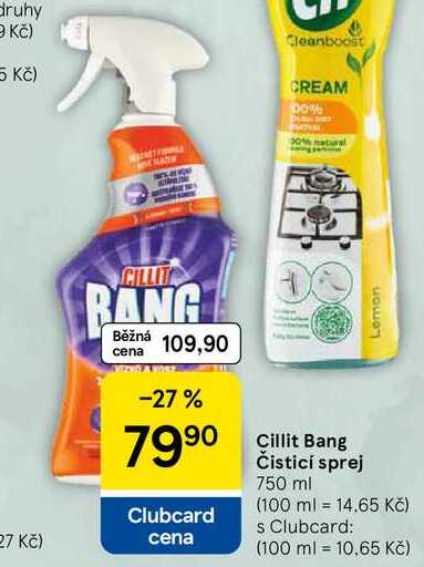 Cilit Bang Čisticí sprej, 750 ml