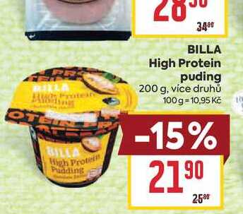 BILLA High Protein puding 200 g