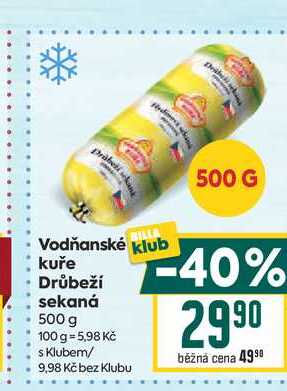 Vodňanské kuře Drůbeží sekaná 500 g
