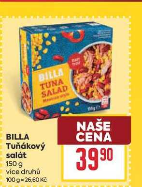 BILLA Tuňákový salát 150 g 