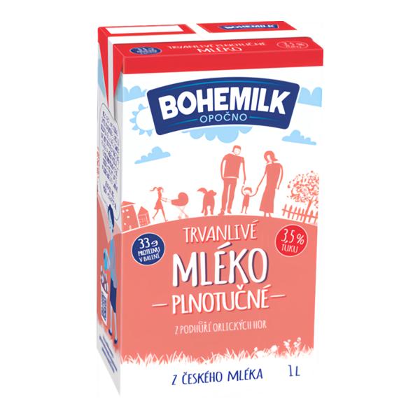 Bohemilk Trvanlivé mléko z podhůří Orlických hor - plnotučné (3,5%)