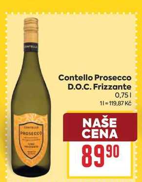 Contello Prosecco D.O.C. Frizzante 0,75l
