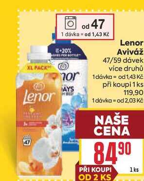 Lenor Aviváž 47/59 dávek