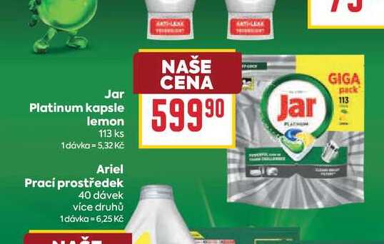 Jar Platinum kapsle lemon 113 ks