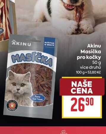 Akinu Masíčka pro kočky 50 g 