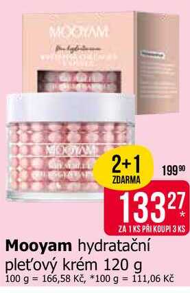 Mooyam hydratační pleťový krém 120 g 