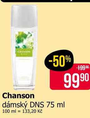Chanson dámský DNS 75 ml
