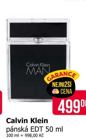 Calvin Klein pánská EDT 50 ml