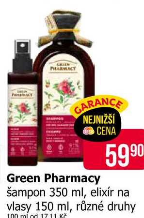 Green Pharmacy šampon 350 ml