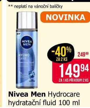 Nivea Men Hydrocare hydratační fluid 100 ml