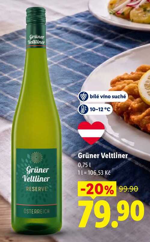 Grüner Veltliner, 0,75 l