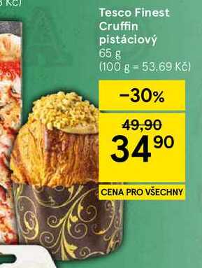 Tesco Finest Cruffin pistáciový, 65 g