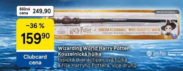 Wizarding World Harry Potter Kouzelnická hůlka, typická dvanáctipalcová hůlka z říše Harryho Pottera