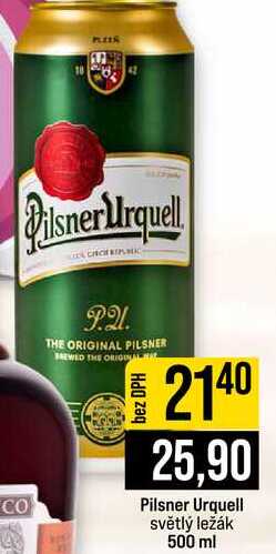 Pilsner Urquell světlý ležák 500 ml 