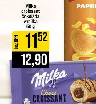 Milka croissant čokoláda vanilka 50 g