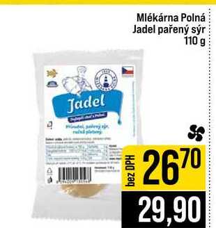 Mlékárna Polná Jadel pařený sýr 110 g