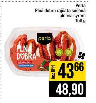 Perla Plná dobra rajčata sušená plněná sýrem 150 g
