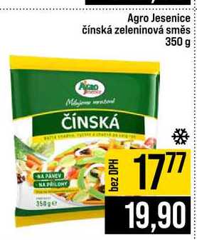 Agro Jesenice čínská zeleninová směs 350 g 