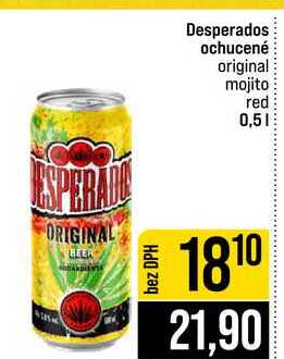 Desperados ochucené original mojito red 0,5l 