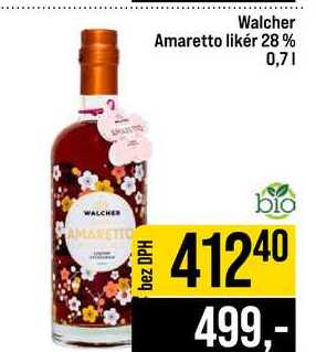 Walcher Amaretto likér 28% 0,7l