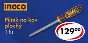 Pilník na kov plochý