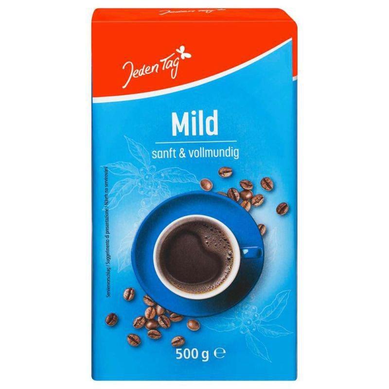 Jeden Tag Káva Mild, Gold, 500 g