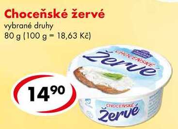 Choceňské žervé, 80 g