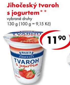 Jihočeský tvaroh s jogurtem, 130 g