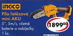 Pila řetězová mini AKU