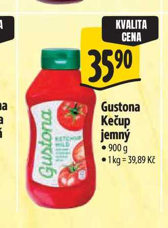 Gustona Kečup jemný 900 g