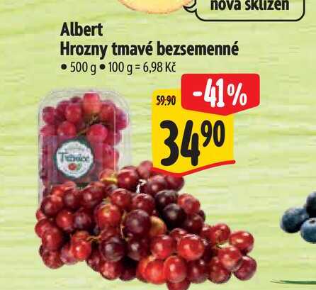  Albert Hrozny tmavé bezsemenné 500 g 