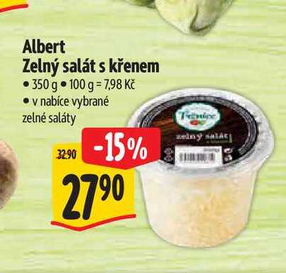 Albert Zelný salát s křenem 350 g