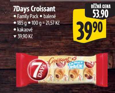 7Days Croissant Family Pack balené 185 g 