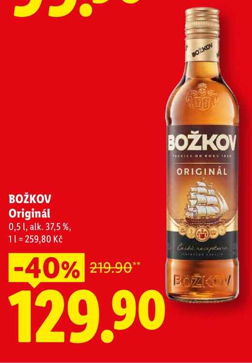 BOŽKOV Originál, 0,5 l