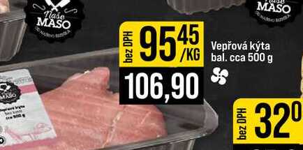 Vepřová kýta bal. cca 500 g
