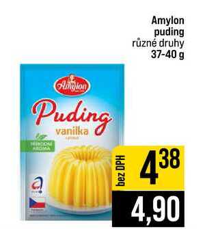 Amylon puding různé druhy 37-40 g 