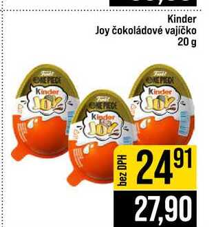 Kinder Joy čokoládové vajíčko 20 g