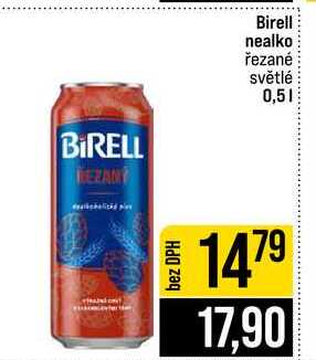 Birell nealko řezané světlé 0,5l
