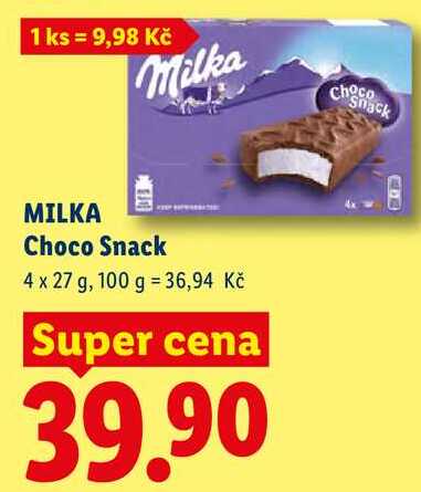 MILKA Choco Snack, 4x 27 g
