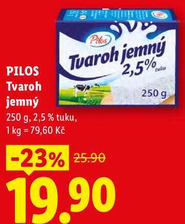 PILOS Tvaroh jemný, 250 g
