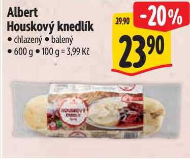 Albert Houskový knedlík, 600 g